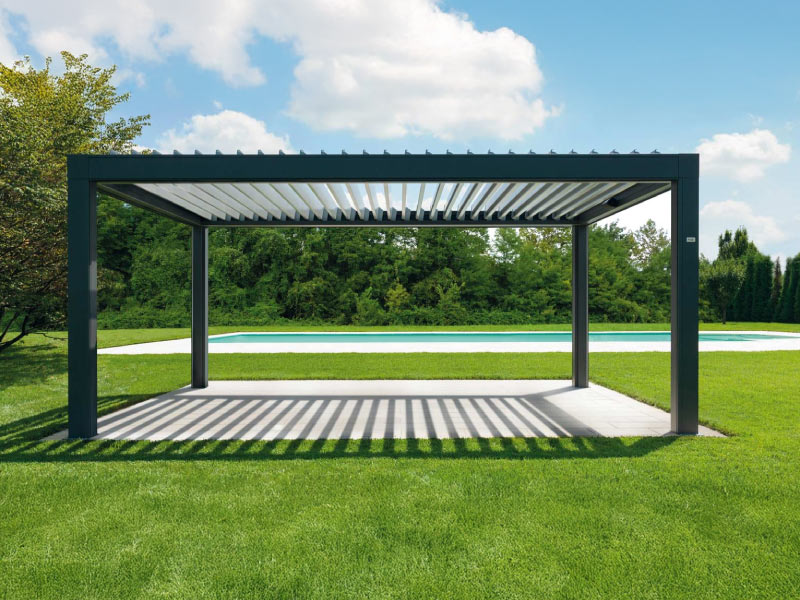Rossini Legnostrutture - Pergola bioclimatica Pratic